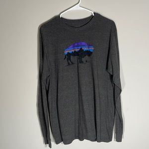 Gray Patagonia Long Sleeve Shirt Men’s Large